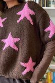 Big Softie Star Short Sleeve Knit Chocolate